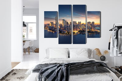 Ljuddämpande tavla - New York city panorama