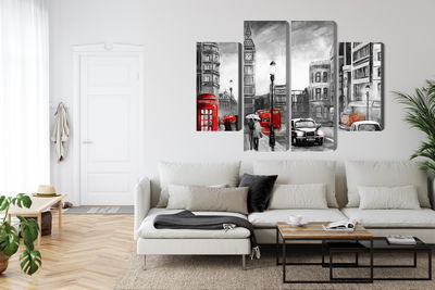 Ljuddämpande tavla - London street view