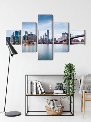 Ljuddämpande tavla - Panoramic view of the city