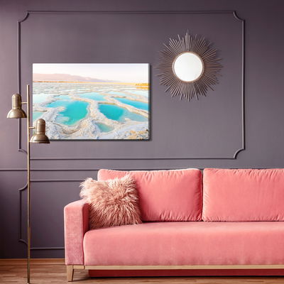 Ljuddämpande tavla - Salty shore of the sea