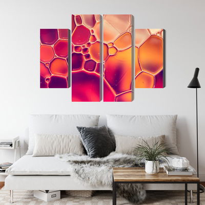 Ljuddämpande tavla - Water drops on a macro scale