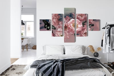 Ljuddämpande tavla - Bouquet of flowers