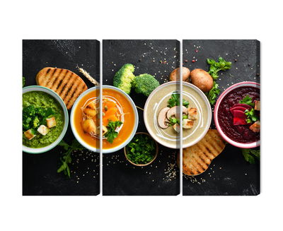 Ljuddämpande tavla - Vegetable cream soups