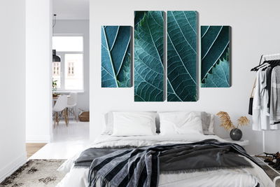 Ljuddämpande tavla - Leaves in a macro scale