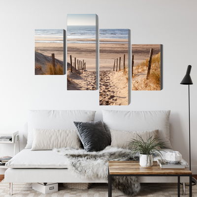 Ljuddämpande tavla - Sandy path to the north sea