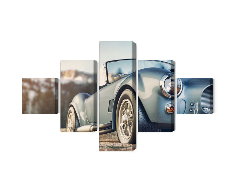 Ljuddämpande tavla - Classic retro car