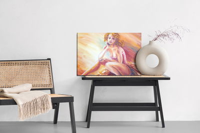 Ljuddämpande tavla - Painted dancer