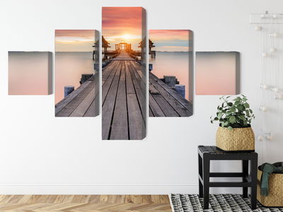 Ljuddämpande tavla - Hazy sea