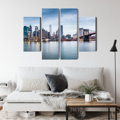 Ljuddämpande tavla - Panoramic view of the city