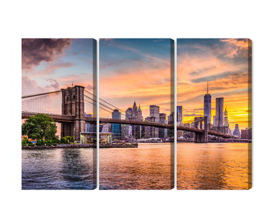 Ljuddämpande tavla - New York city panoramic
