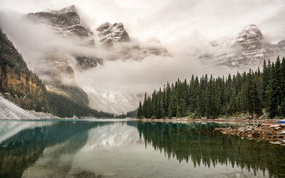 Ljuddämpande tavla - Moraine Lake in banff