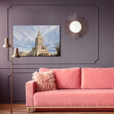 Ljuddämpande tavla - Buildings in the center