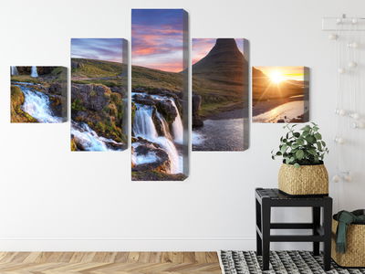 Ljuddämpande tavla - Kirkjufell mountain