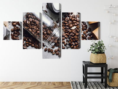 Ljuddämpande tavla - Ingredients for making coffee