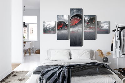 Ljuddämpande tavla - High speed car counters