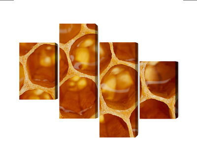 Ljuddämpande tavla - Honeycomb in macro scale