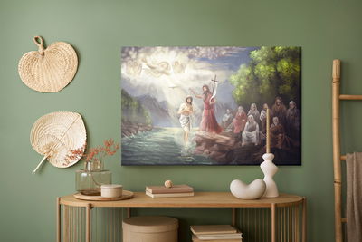 Ljuddämpande tavla - The baptism of the lord