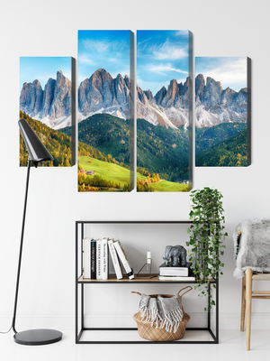 Ljuddämpande tavla - Dolomites mountain range