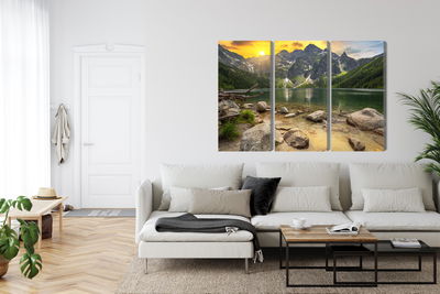 Ljuddämpande tavla - Morskie oko in tatra