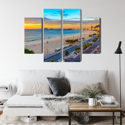 Ljuddämpande tavla - Sunrise view of copacabana