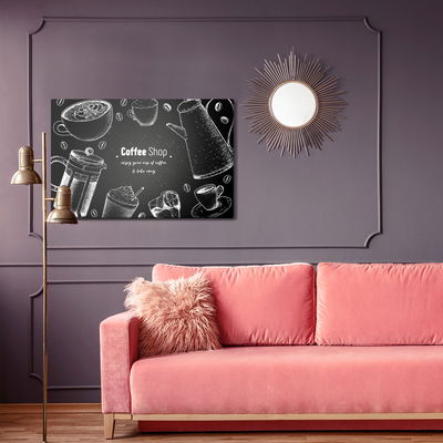 Ljuddämpande tavla - Coffee pots