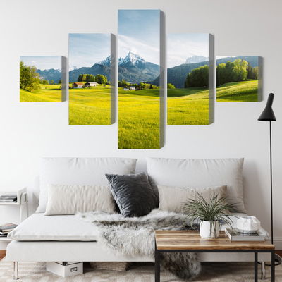 Ljuddämpande tavla - Mountain landscape