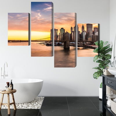 Ljuddämpande tavla - Panorama of the brooklyn