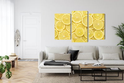 Ljuddämpande tavla - Lemon slices