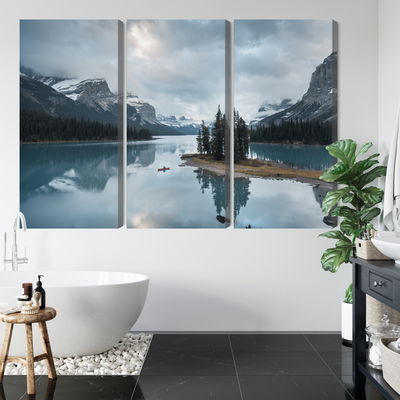 Ljuddämpande tavla - Ghost island in jasper