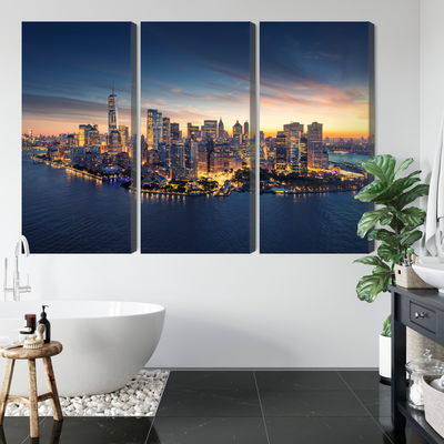 Ljuddämpande tavla - New York city panorama