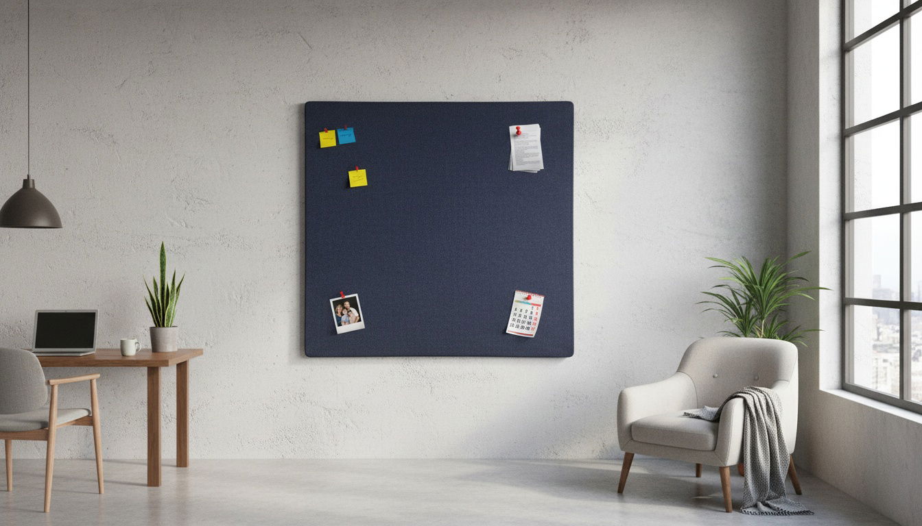 Ljudabsorberande anslagstavlor