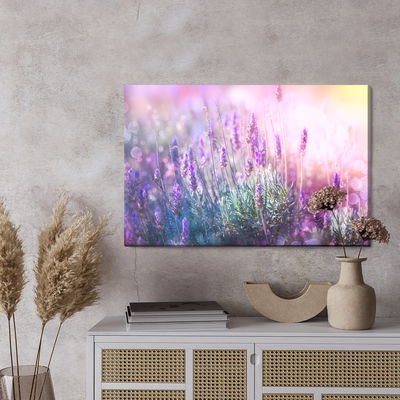 Ljuddämpande tavla - Blooming lavender 3d