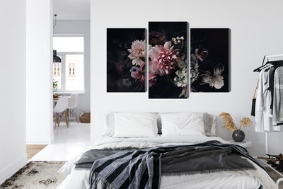 Ljuddämpande tavla - Flowers in vintage style