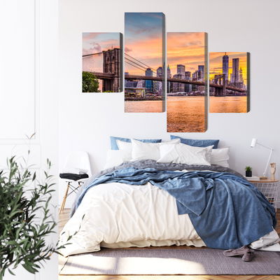 Ljuddämpande tavla - New York city panoramic