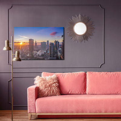 Ljuddämpande tavla - Sunset in Warsaw