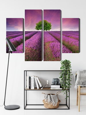 Ljuddämpande tavla - A tree in the middle of a 3d