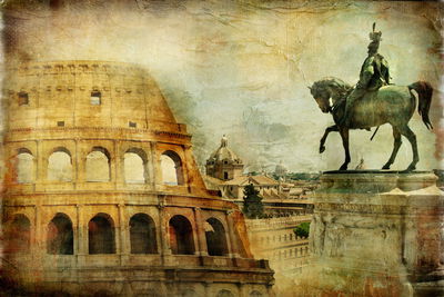 Ljuddämpande tavla - Famous places in Rome