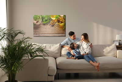 Ljuddämpande tavla - Provencal herbs with oil