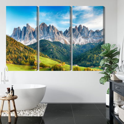 Ljuddämpande tavla - Dolomites mountain range