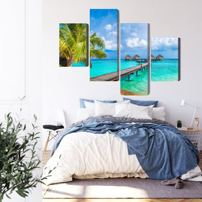 Ljuddämpande tavla - Floating houses