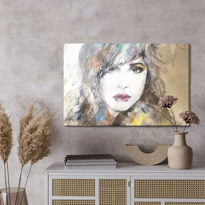 Ljuddämpande tavla - A portrait of a woman