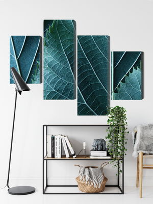 Ljuddämpande tavla - Leaves in a macro scale