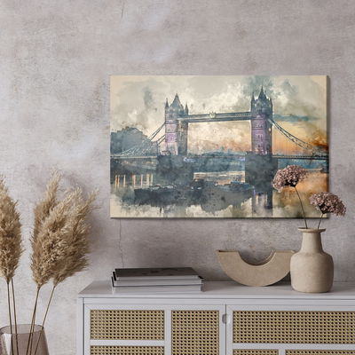 Ljuddämpande tavla - The view of the tower bridge