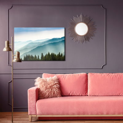 Ljuddämpande tavla - Majestic 3d mountain