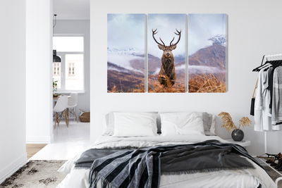Ljuddämpande tavla - A deer on a background