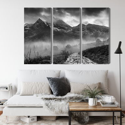 Ljuddämpande tavla - Hala gasienicowa in black