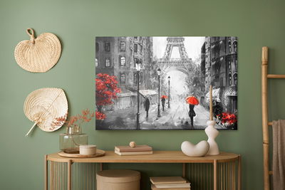 Ljuddämpande tavla - View of the Paris street