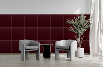 Firkantet lydabsorber - fløjl