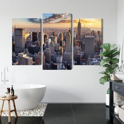 Ljuddämpande tavla - 3d panorama of New York city