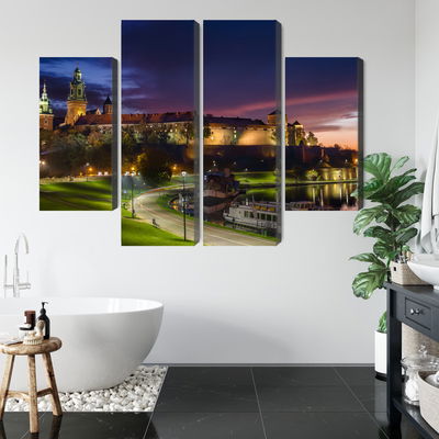 Ljuddämpande tavla - Wawel royal castle at sunrise